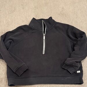 Vuori Women’s  Black Half-Zip Sweater